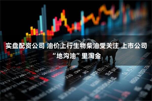 实盘配资公司 油价上行生物柴油受关注 上市公司“地沟油”里淘金